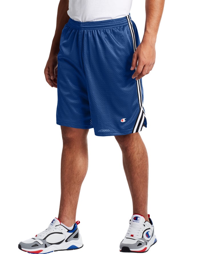 Champion Mens Shorts NZ - Lacrosse Blue ( 2598-HYAEQ )